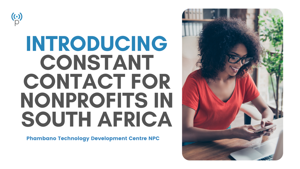 Introducing Constant Contact for Nonprofits in South Africa