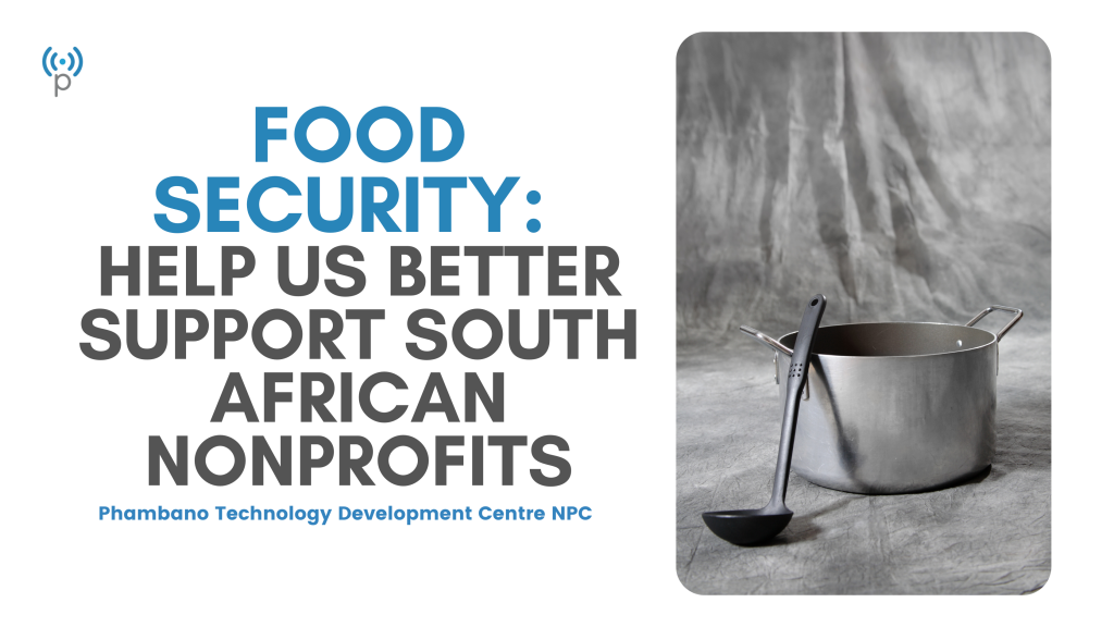 Food Security | Help Us Better Support South African Nonprofits